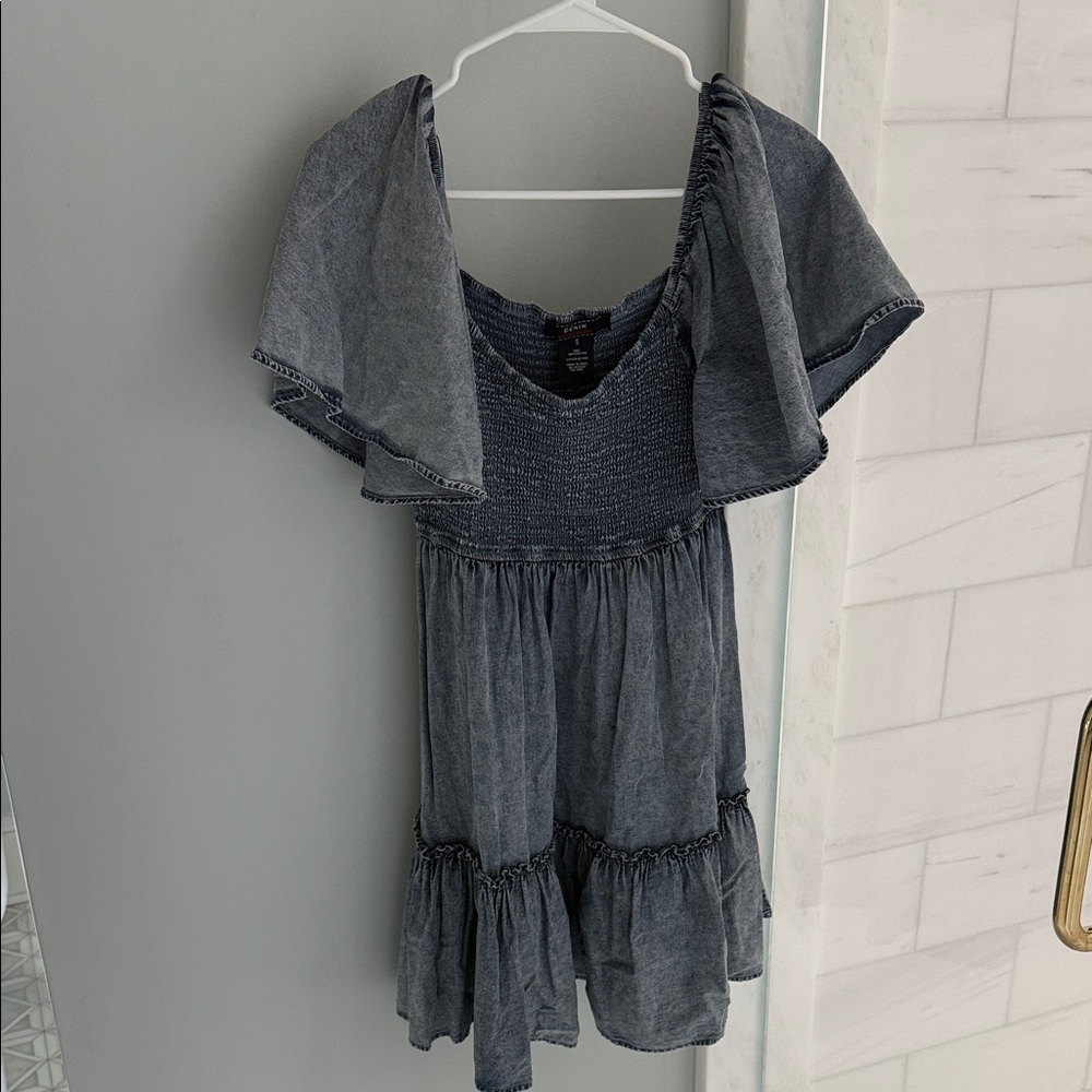 Charming Gray Kids Dress